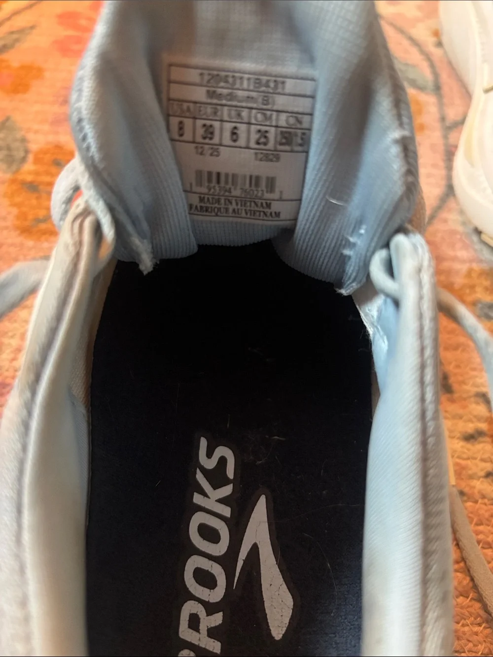 Brooks Women’s Running Shoes in Light Blue and White